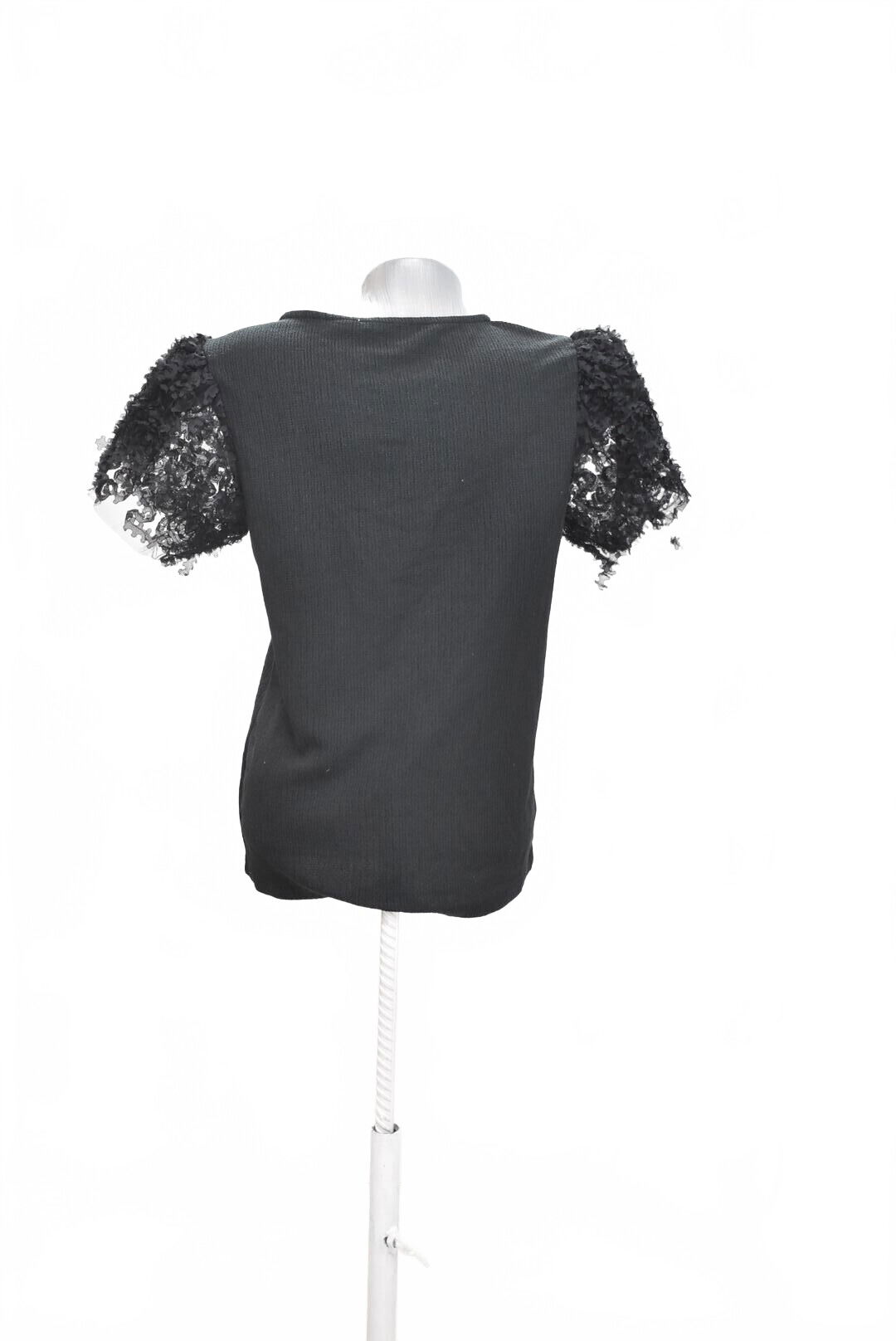 Dievčenské tričko Reserved bez potlače, farba čierna, veľkosť 164