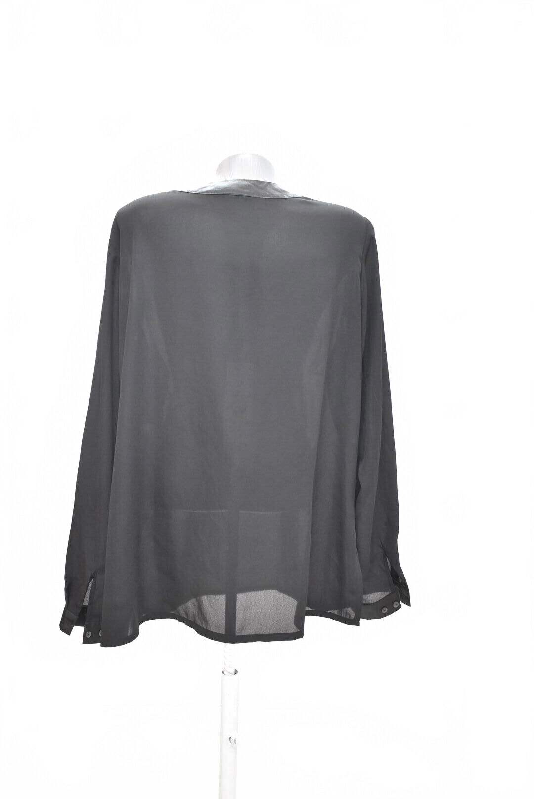 Dámské tričko Bonprix bez potisku, barva černá, velikost XL