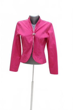 Dámske sako Made In Italy, farba ružová, veľkosť S