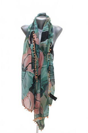 Dámský šátek Genesis, barva květovaná