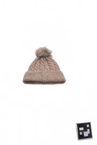 Dámská čepice F&F, barva hnědá