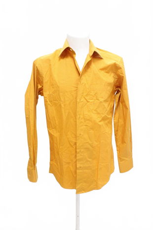 Pánská košile Angelo Litrico, barva žlutá, velikost S