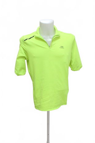 Pánské tričko Kalenji bez potisku, barva žlutá, velikost M