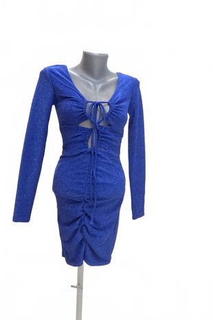 Dámske šaty Sinsay, farba strieborná, veľkosť XS