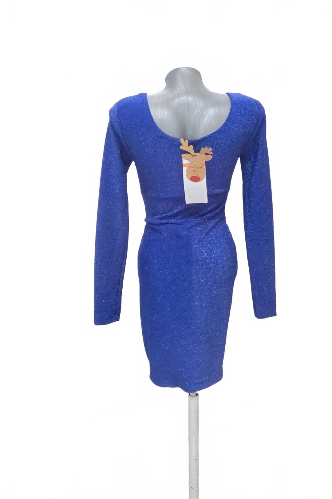 Dámske šaty Sinsay, farba strieborná, veľkosť XS