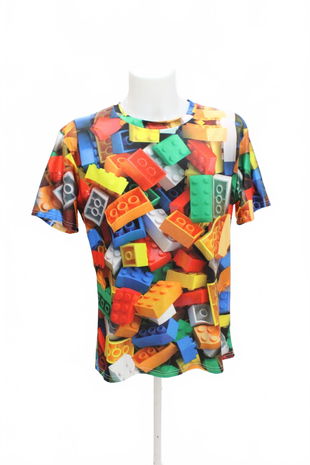 Pánské tričko Genesis bez potisku, barva vzorovaná, velikost 3XL