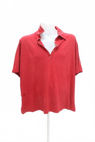 Pánské tričko Genesis bez potisku, barva červená, velikost L