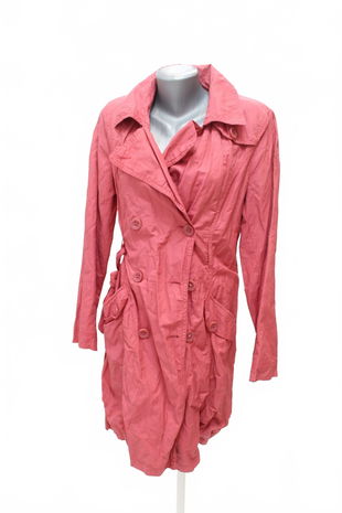 Dámsky kabát Sandwich, farba červená, veľkosť 38