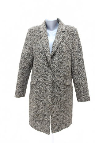 Dámsky kabát F&F, farba zvieracie vzory, veľkosť 44