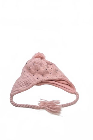 Čepice, barva růžová