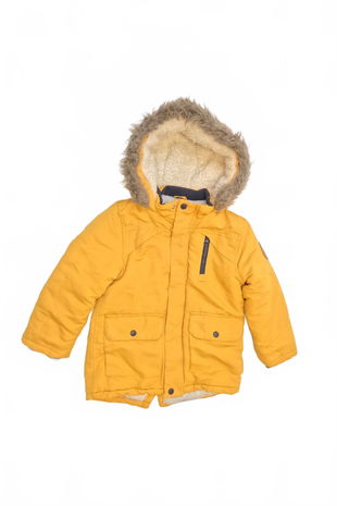 Dievčenský zimný kabát Genesis, farba žltá, veľkosť 6-7 r