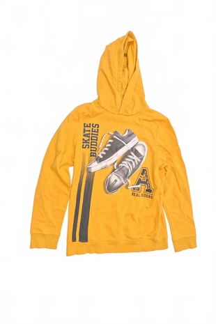 Chlapčenská mikina C&A s potlačou, farba žltá, veľkosť 158