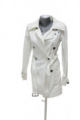 Dámska bunda Diesel, farba biela, veľkosť XS