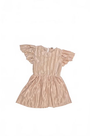 Dievčenské šaty Genesis, farba hnedá, veľkosť 122