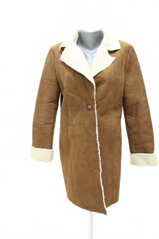 Dámsky kabát Shein, farba hnedá, veľkosť S