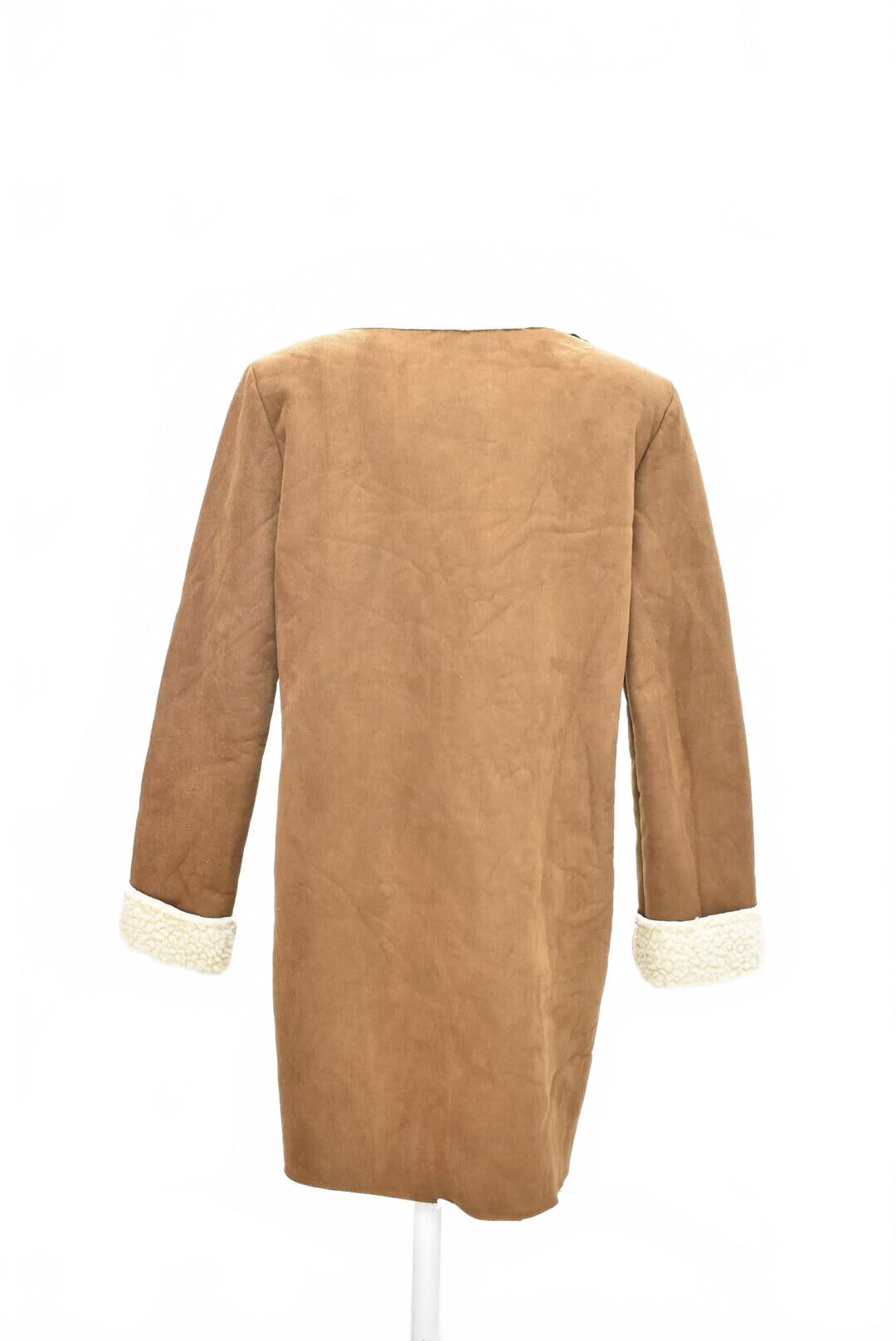 Dámsky kabát Shein, farba hnedá, veľkosť S