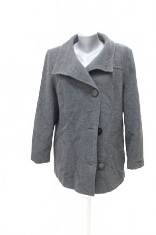 Dámsky kabát Barbara Lebek, farba sivá, veľkosť L