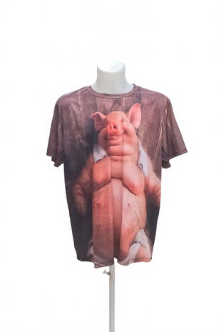 Pánské tričko Genesis bez potisku, barva vzorovaná, velikost 3XL