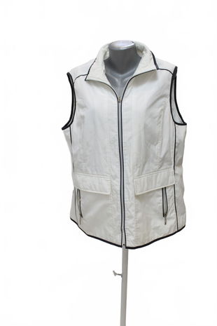 Dámská vesta Frank Walder, barva bílá, velikost 46