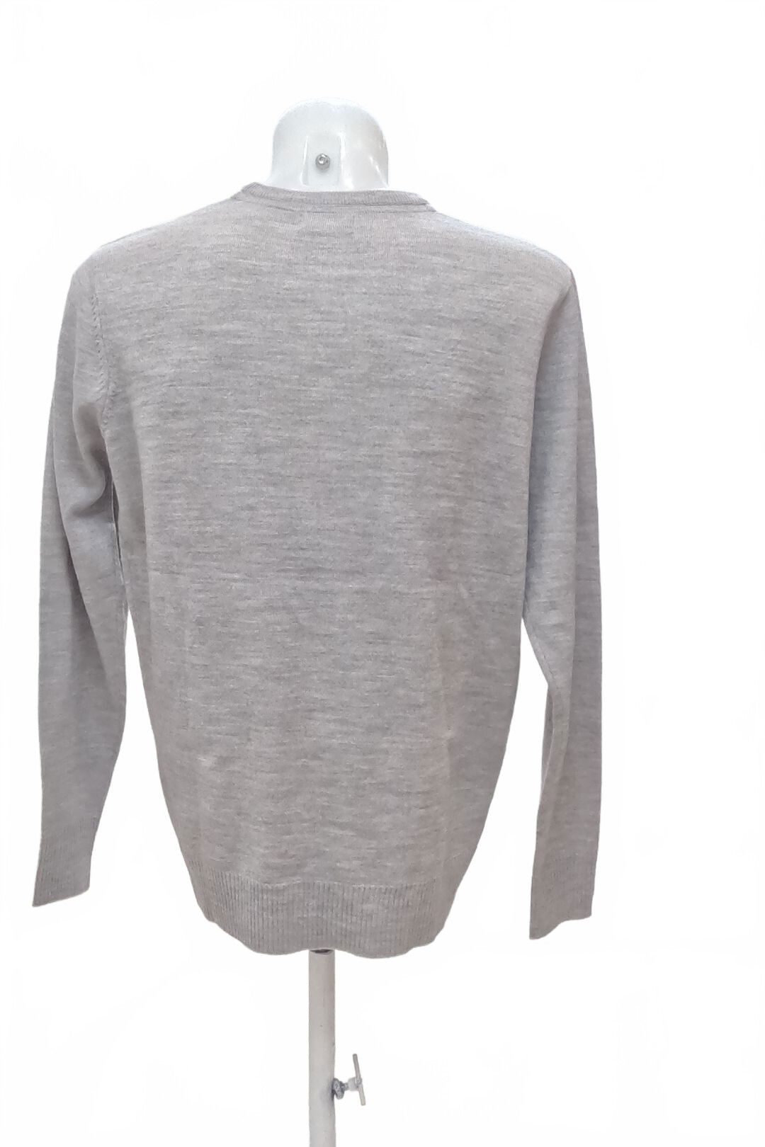 Pánský svetr Fisherfield, barva šedá, velikost L