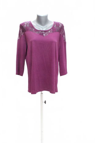 Dámske tričko Atlas For Women bez potlače, farba fialová, veľkosť 44