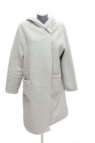 Dámsky kabát Amisu, farba sivá, veľkosť 44