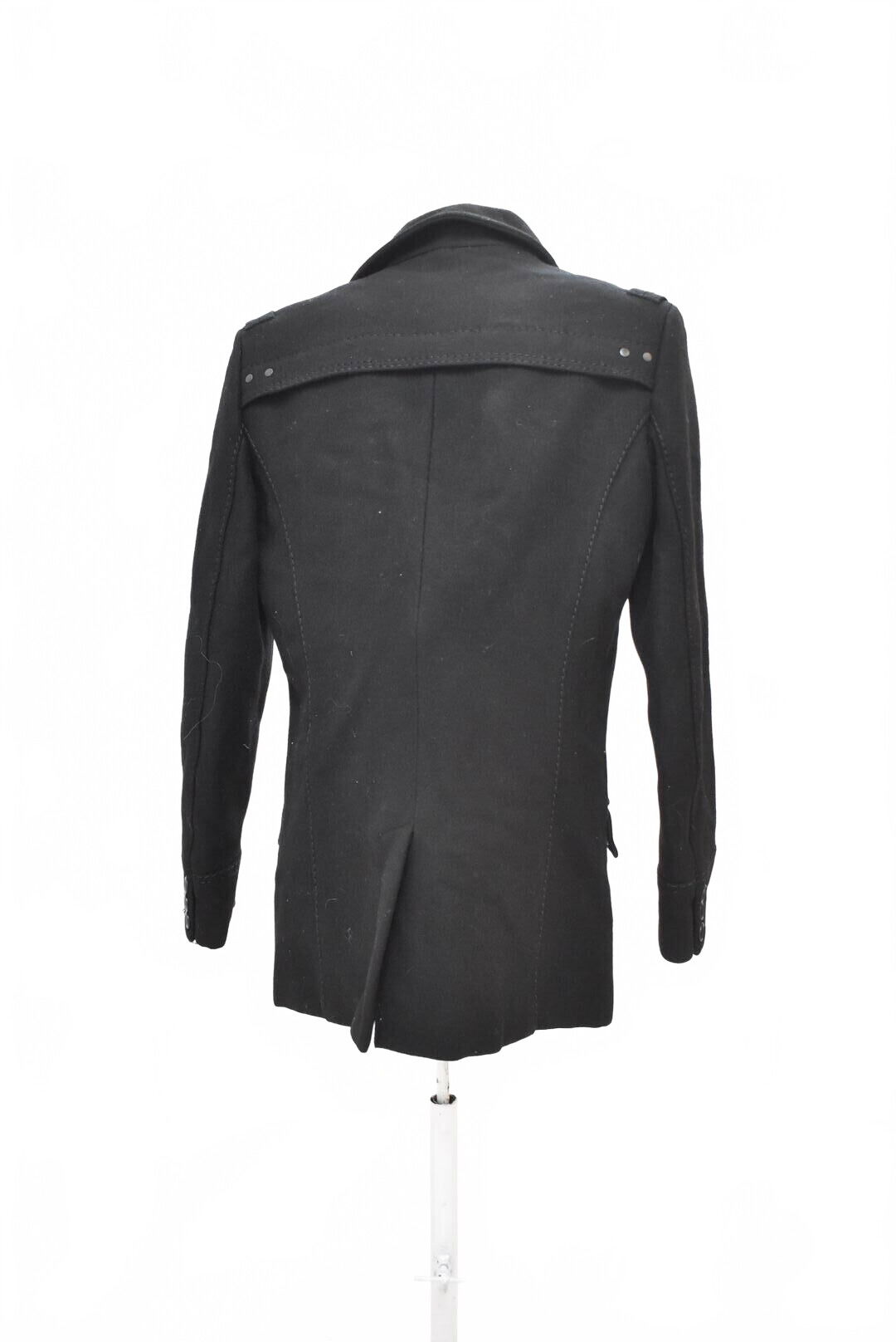 Pánský zimní kabát H&M, barva černá, velikost 50