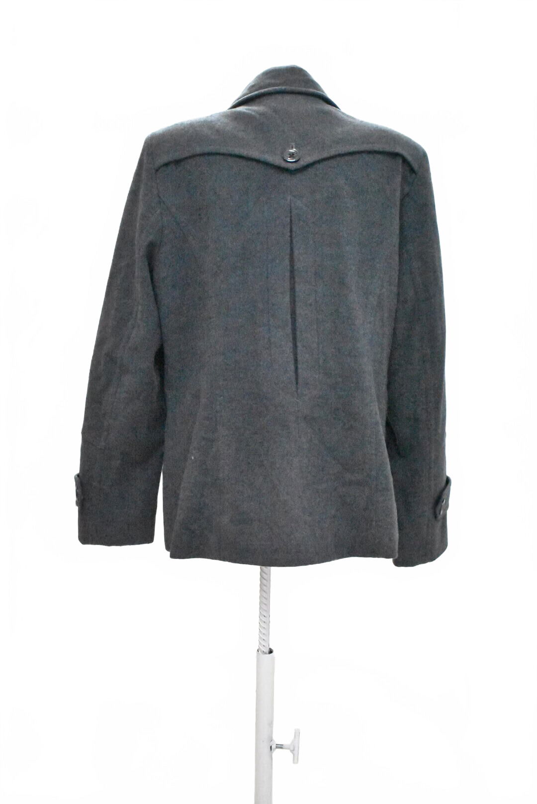 Dámsky kabát Erich Fend, farba sivá, veľkosť M