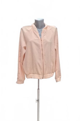 Dámska bunda Promod, farba ružová, veľkosť M