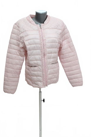 Dámska bunda Amisu, farba ružová, veľkosť 42