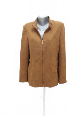 Dámska bunda Frank Walder, farba hnedá, veľkosť 40