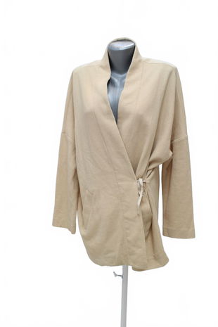 Dámský kardigan Sisley, barva béžová, velikost 48
