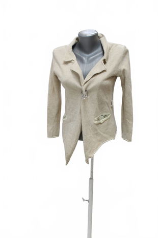 Dámske sako Rinascimento, farba béžová, veľkosť S