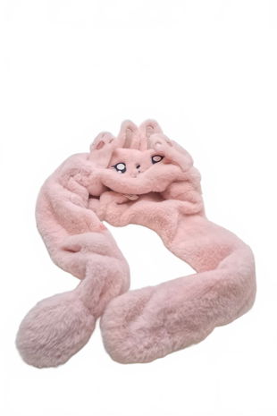 Čepice, barva růžová