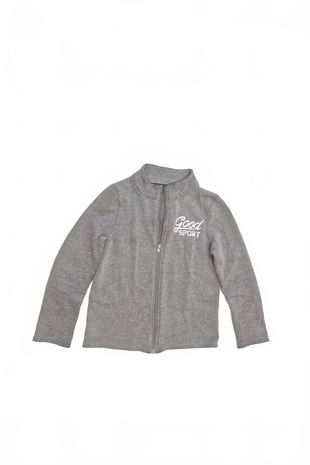 Chlapčenská mikina Genesis s potlačou, farba sivá, veľkosť 128