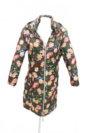Dámska bunda Bpc Bonprix Collection, farba kvetovaná, veľkosť 42