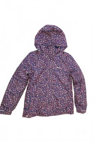 Dievčenská zimná bunda Wed'ze, farba vzorovaná, veľkosť 158