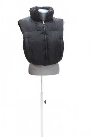 Dámska vesta Bershka, farba čierna, veľkosť XS