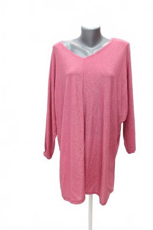 Dámské šaty Made In Italy, barva růžová, velikost 2XL