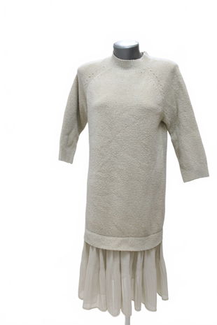 Dámske šaty Reserved, farba béžová, veľkosť S