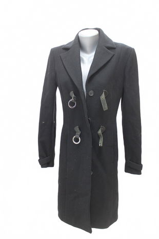 Dámsky zimný kabát Pietro Filipi, farba čierna, veľkosť 40