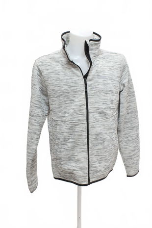 Pánská mikina Nordblanc bez potisku, barva šedá, velikost L