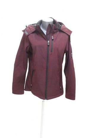 Dámska bunda Janina, farba bordó, veľkosť 40