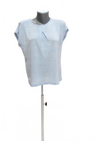 Dámske tričko More & More bez potlače, farba modrá, veľkosť 34