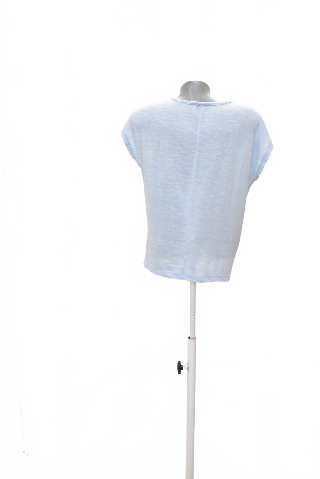 Dámske tričko More & More bez potlače, farba modrá, veľkosť 34