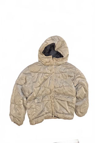 Dievčenská zimná bunda Reserved, farba strieborná, veľkosť 158