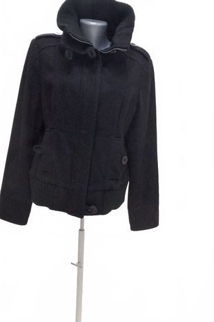Dámska bunda Camaieu, farba čierna, veľkosť S