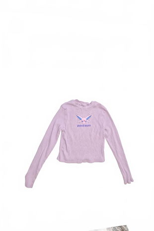 Dievčenské tričko Genesis s potlačou, farba fialová, veľkosť 128