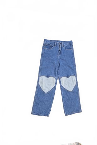 Dievčenské nohavice Genesis, farba denim, veľkosť 134