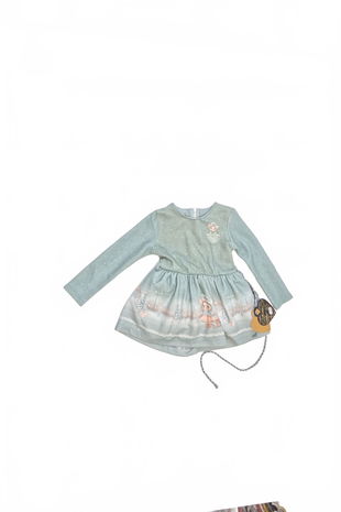 Dievčenské šaty Genesis, farba viacfarebná, veľkosť 86